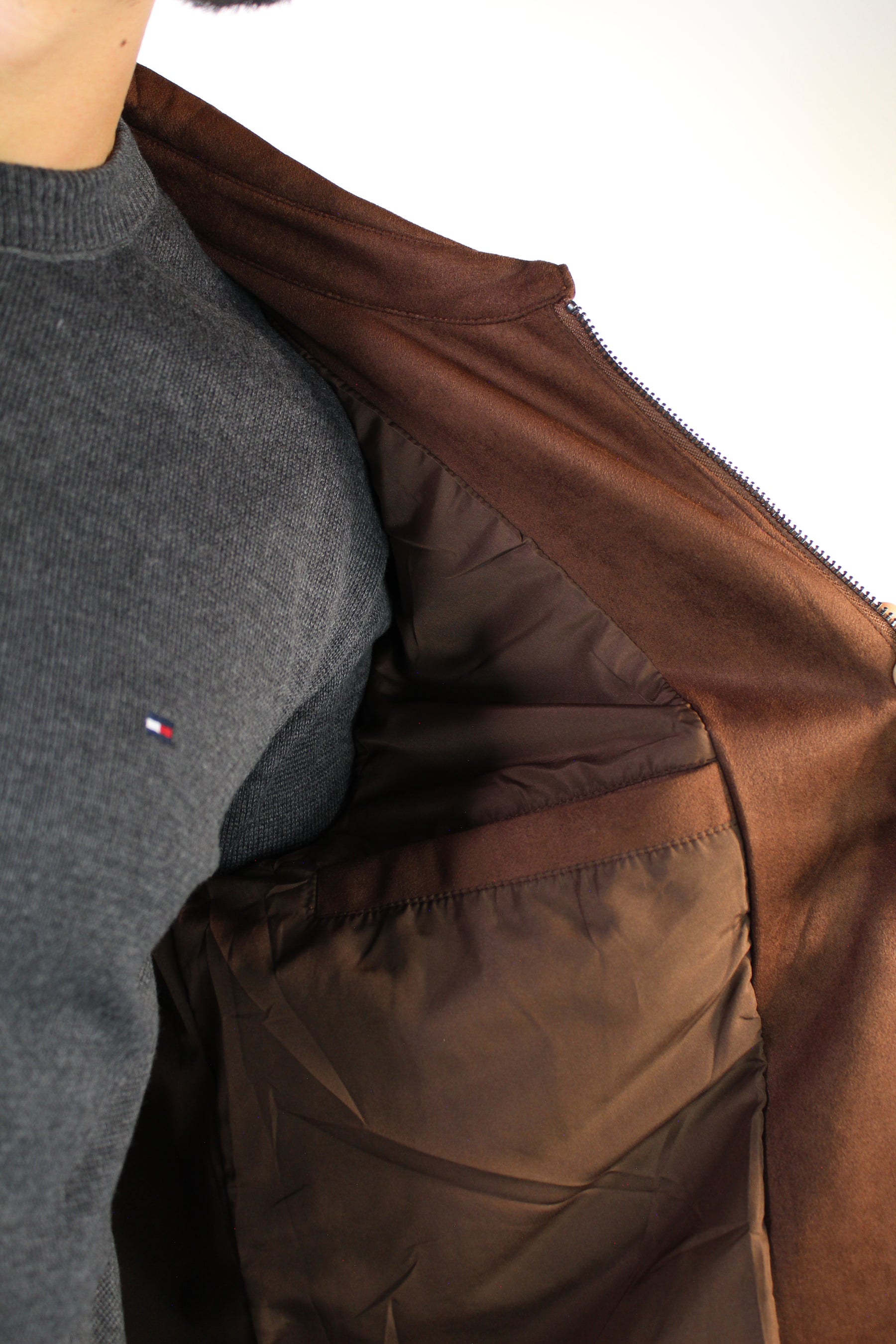 Jaqueta Suede RL Cargo - Marrom