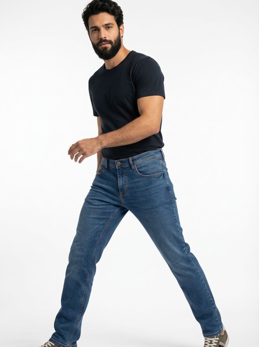 Calça Jeans DSL - Timeless Blue Stoned Denim