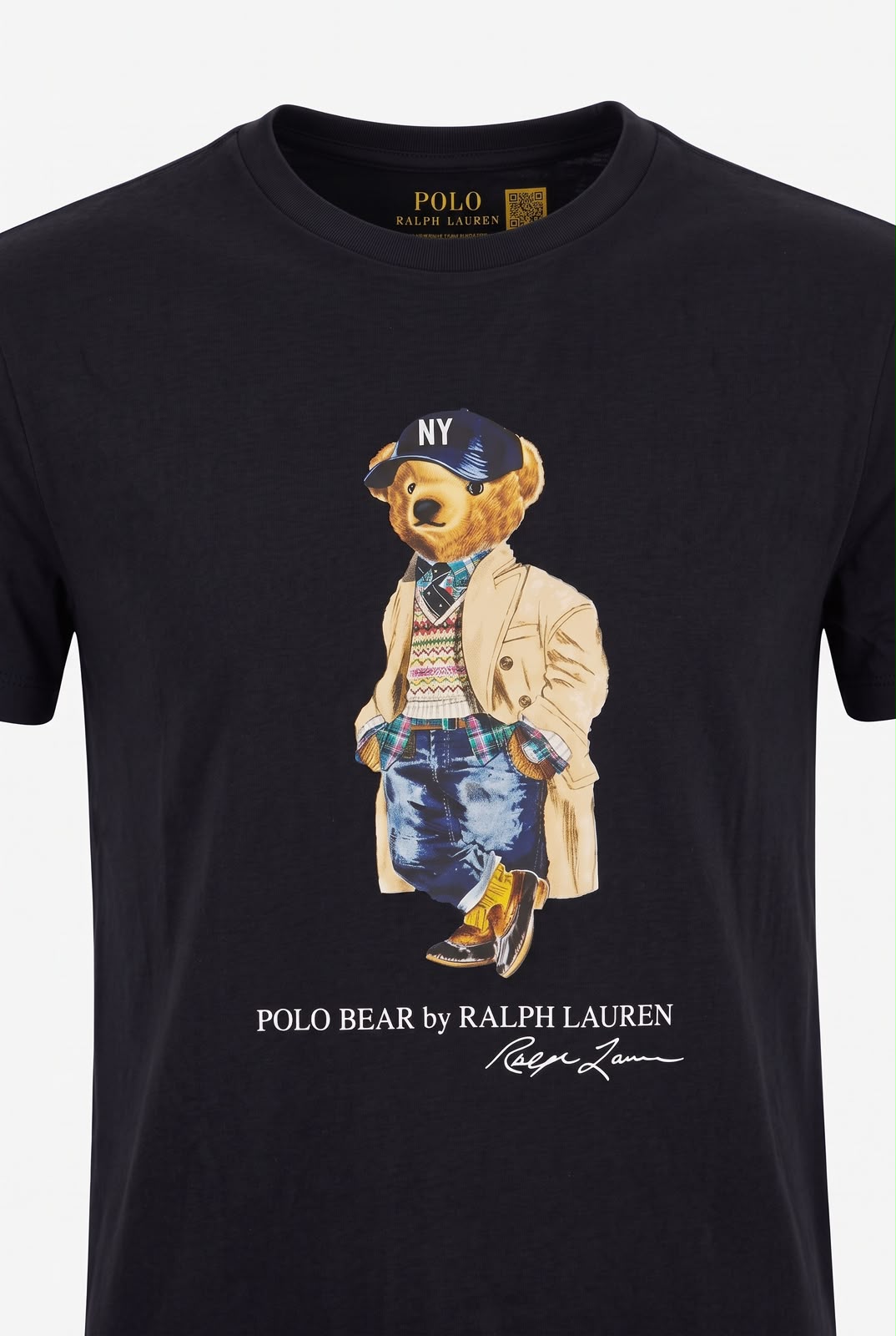 Camiseta RL Madison Avenue Bear - Preta