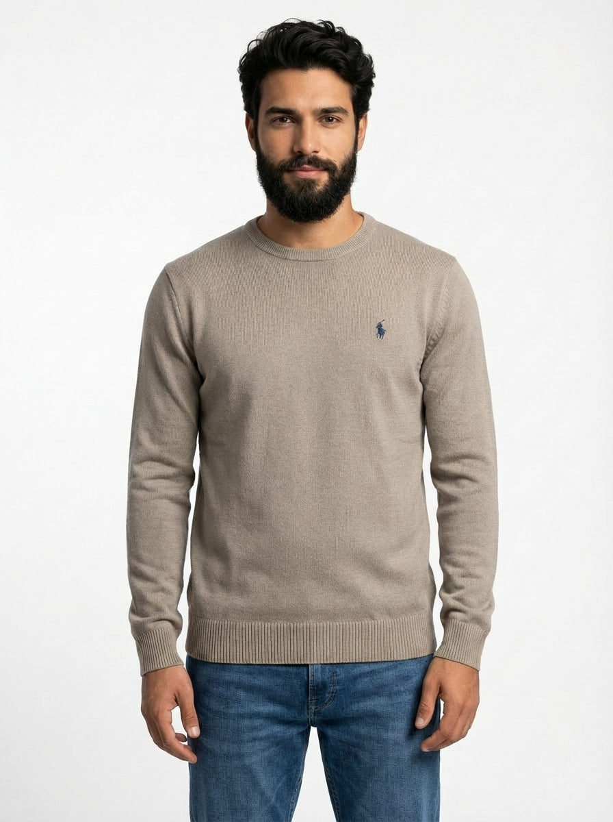Suéter RL Essential - Marrom
