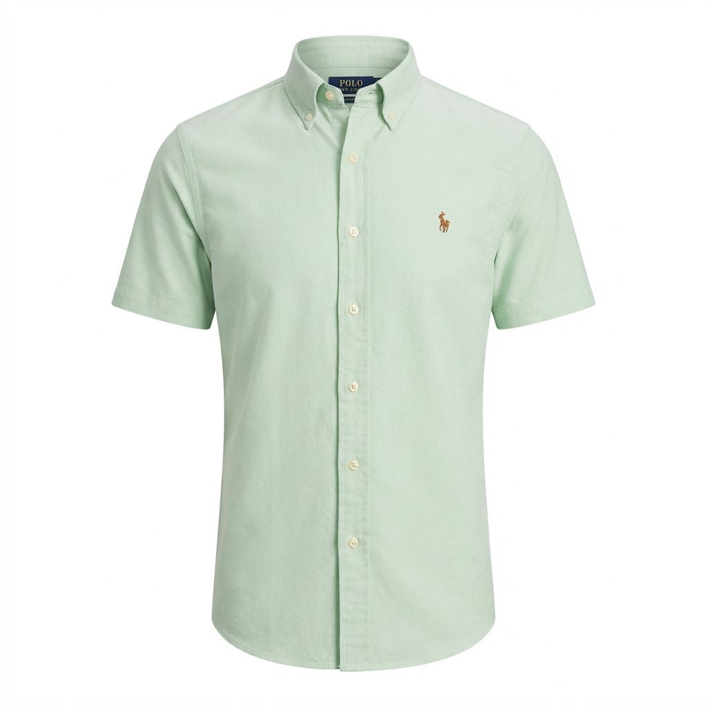 Camisa Social Manga Curta RL - Verde Menta