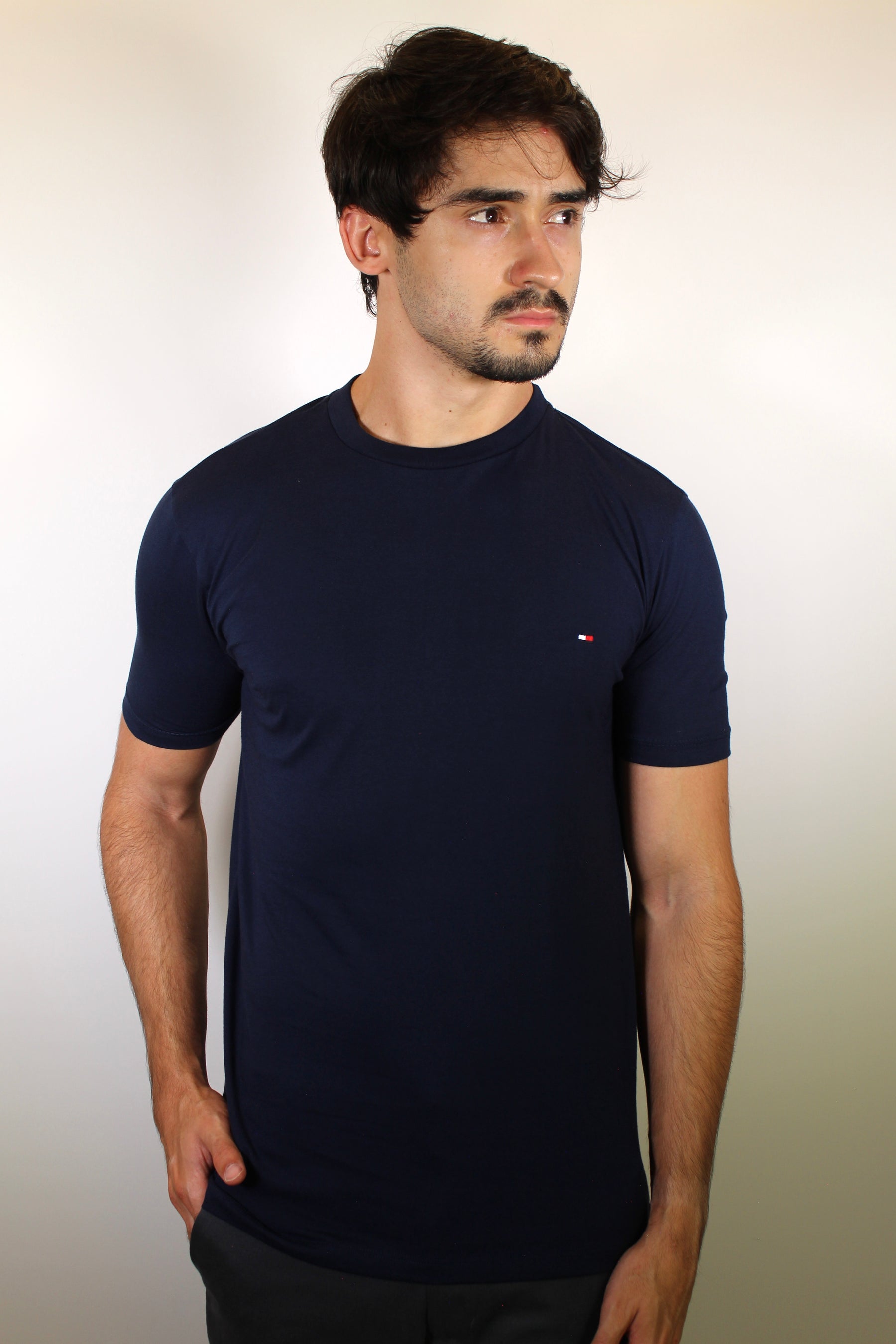 Camiseta TH Masculina Classic Nape - Azul Marinho