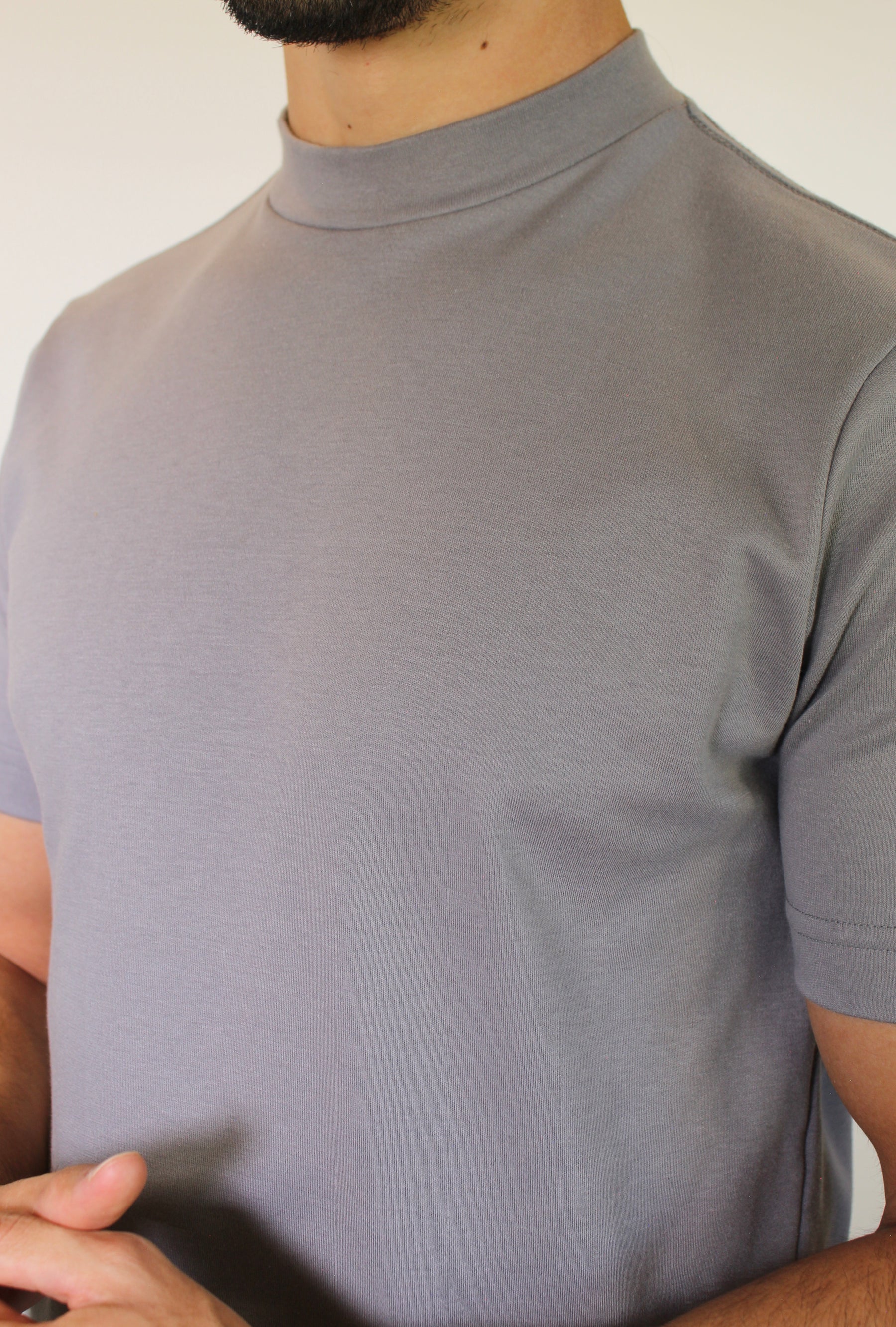 Camiseta Gola Midi Nobre Men - Cinza