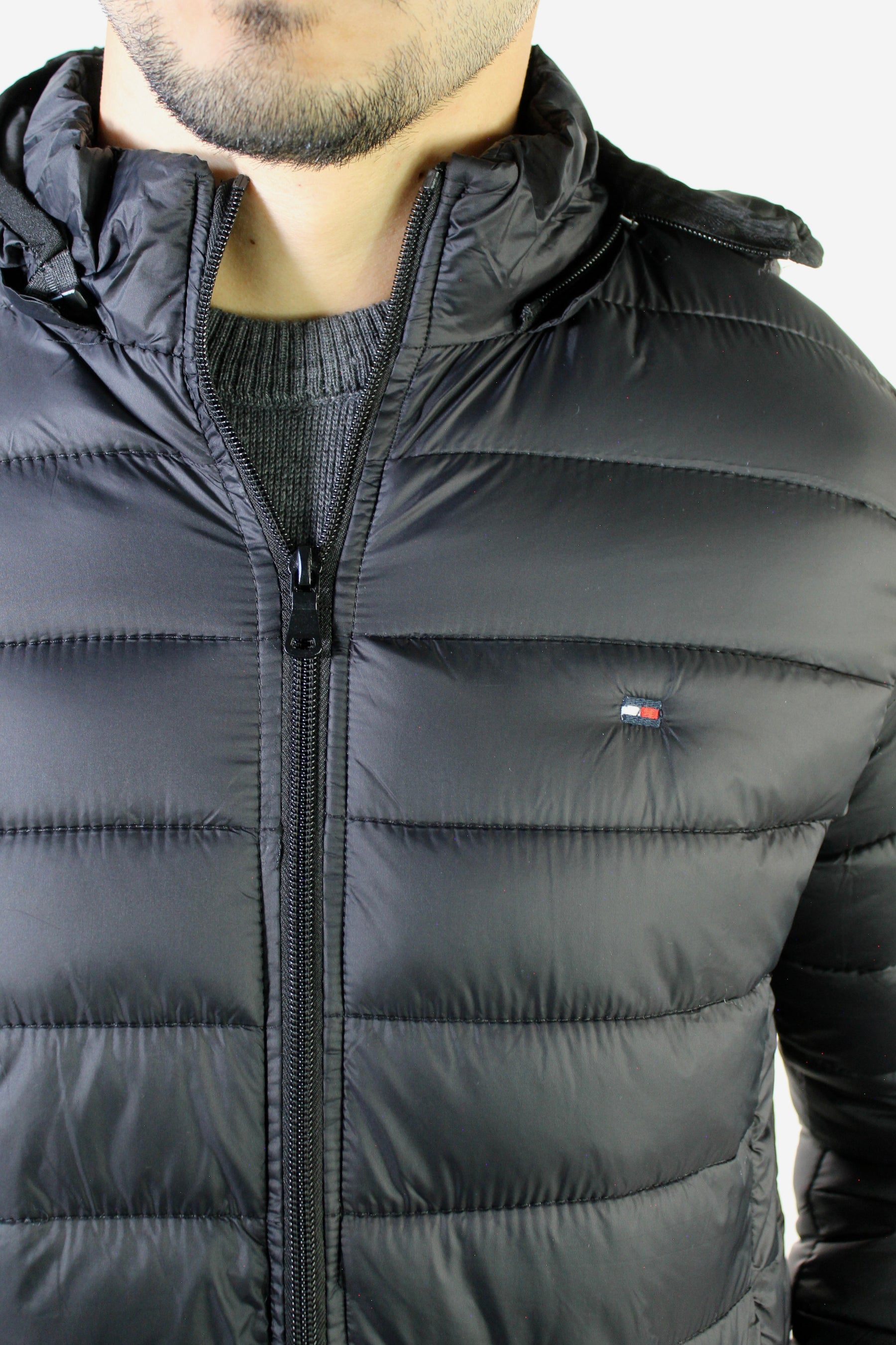 Jaqueta Puffer TH - Preta