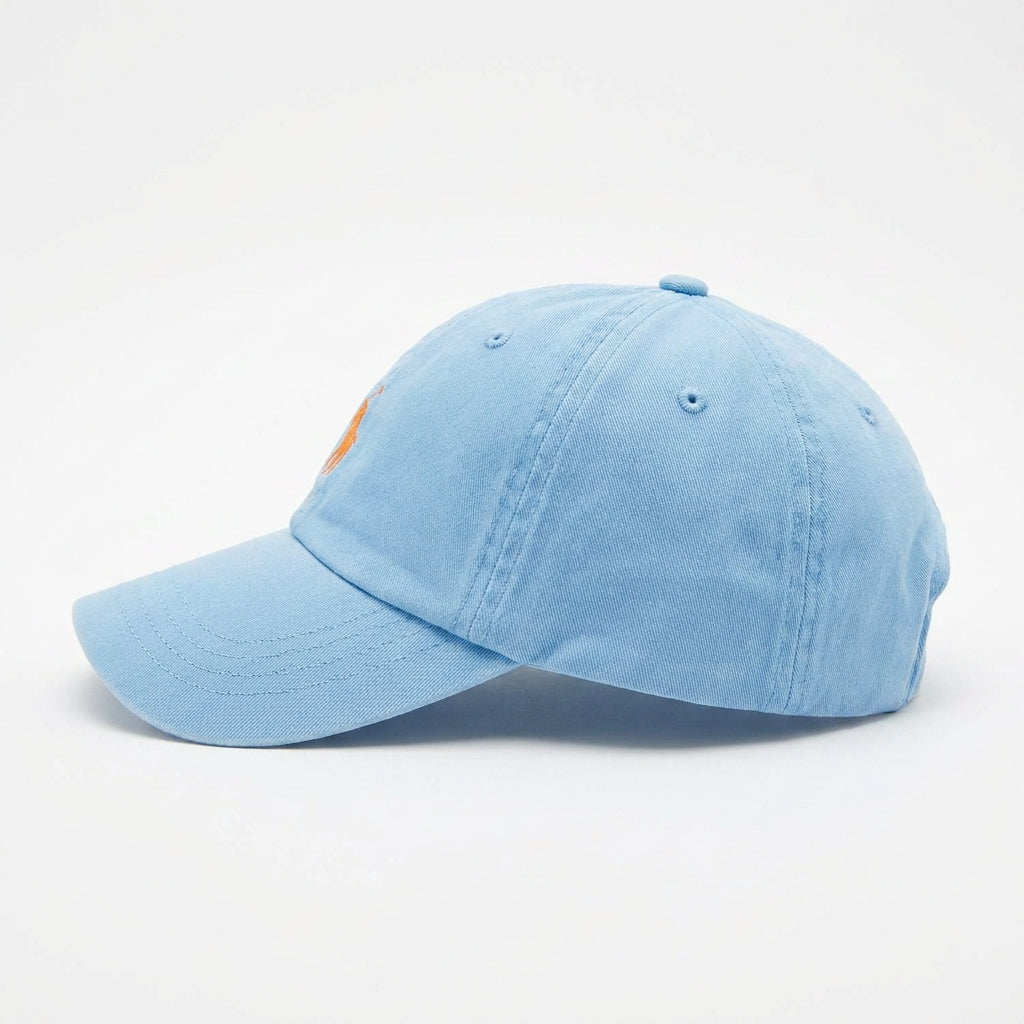Boné Polo RL Classic - Azul Celeste Small Pony Laranja
