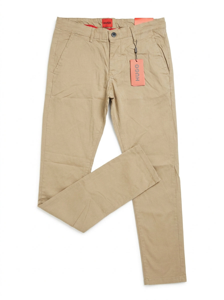 Calça Sarja Hugo Heritage - Cáqui
