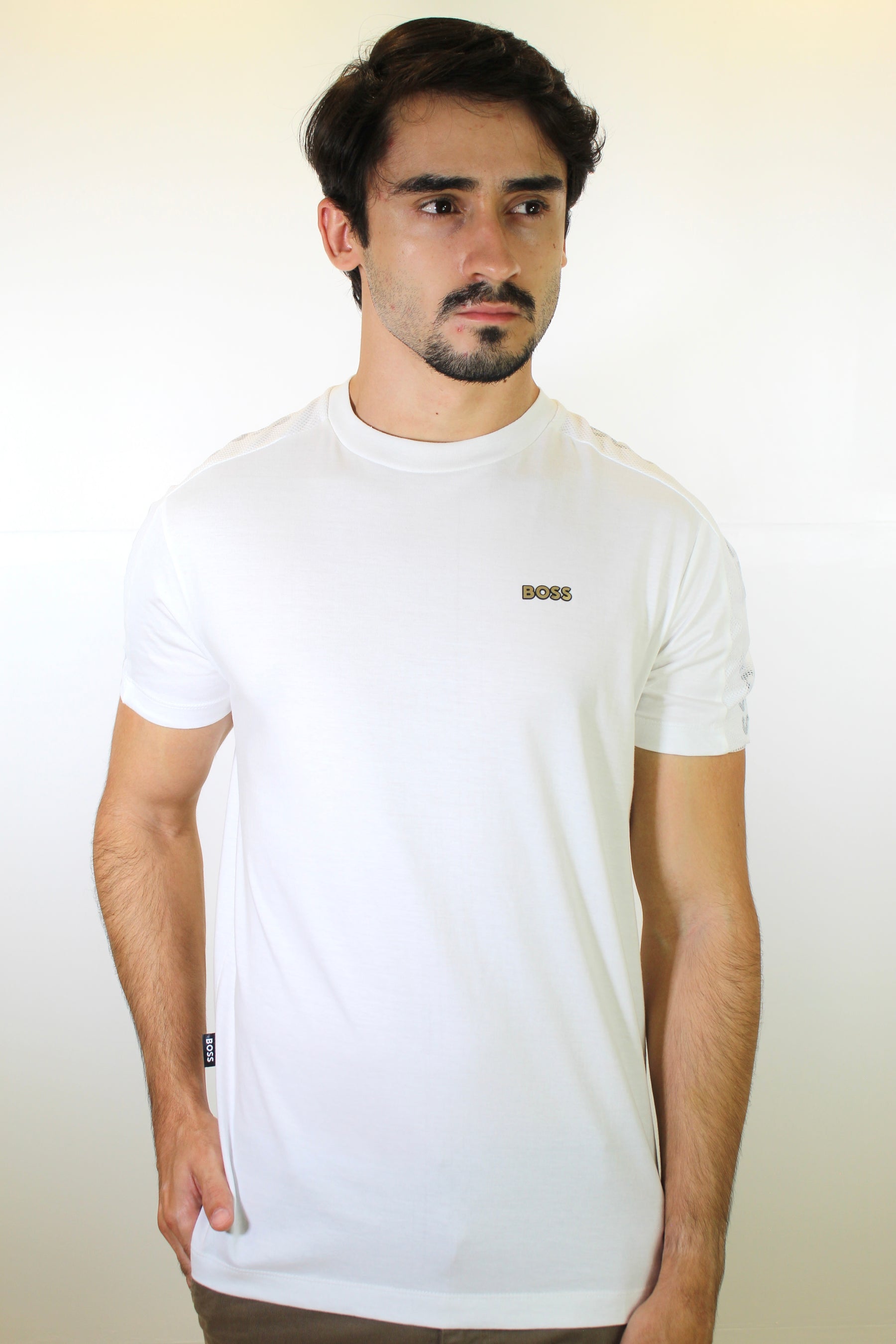 Camiseta Boss Air Flow Style - Branca