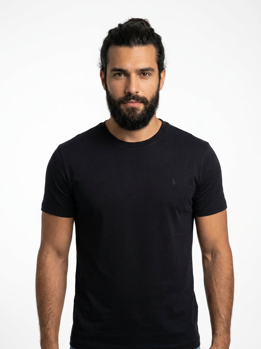 Camiseta RL Monochrome Icon - Preta