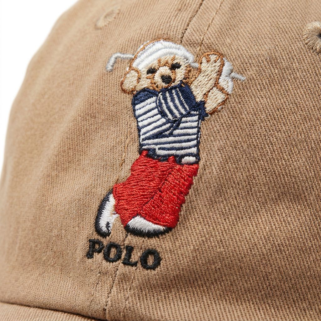 Boné Polo RL Golf Bear - Caramelo