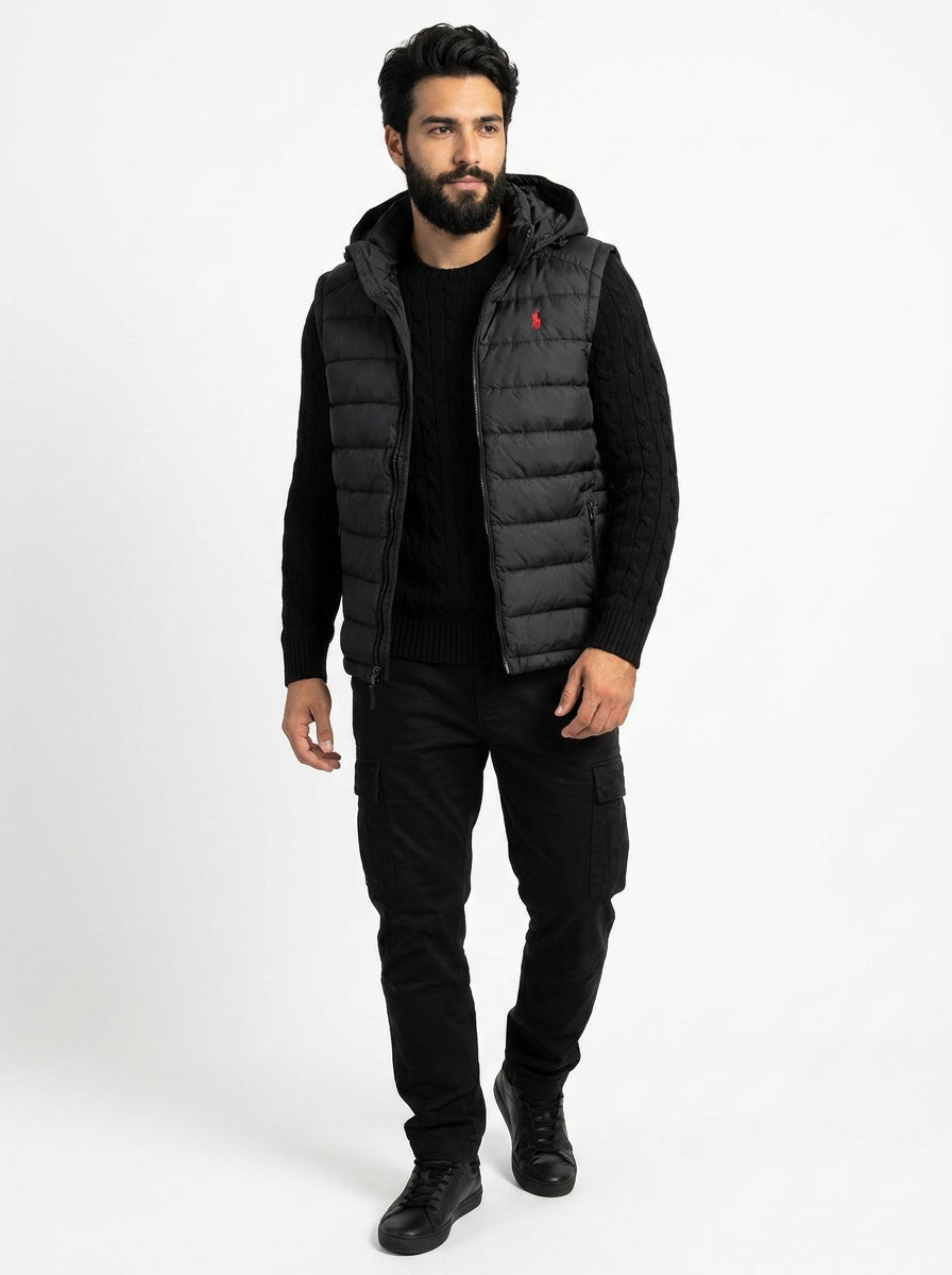 Colete RL Puffer City Heat - Preto
