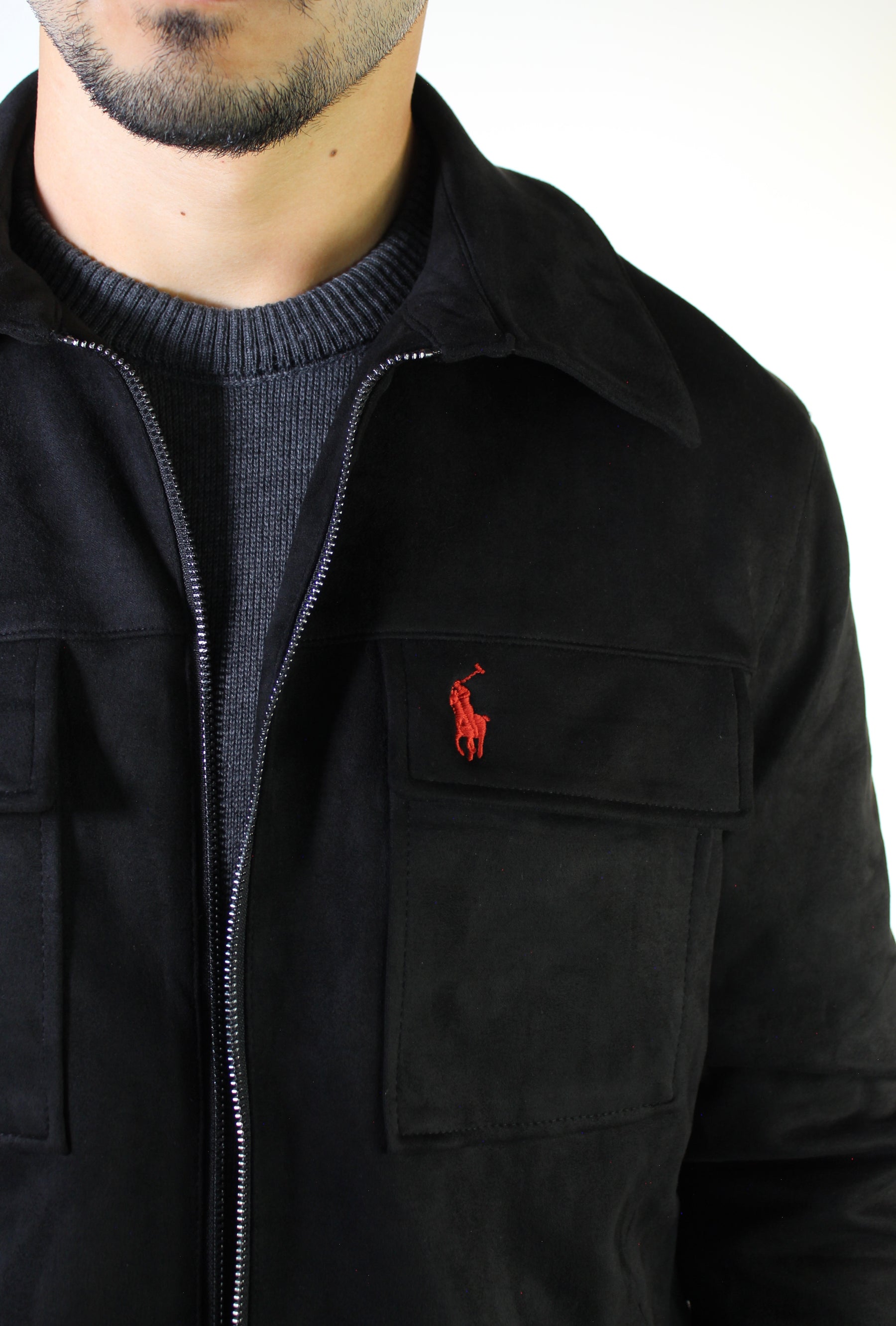 Jaqueta Suede RL Cargo - Preta