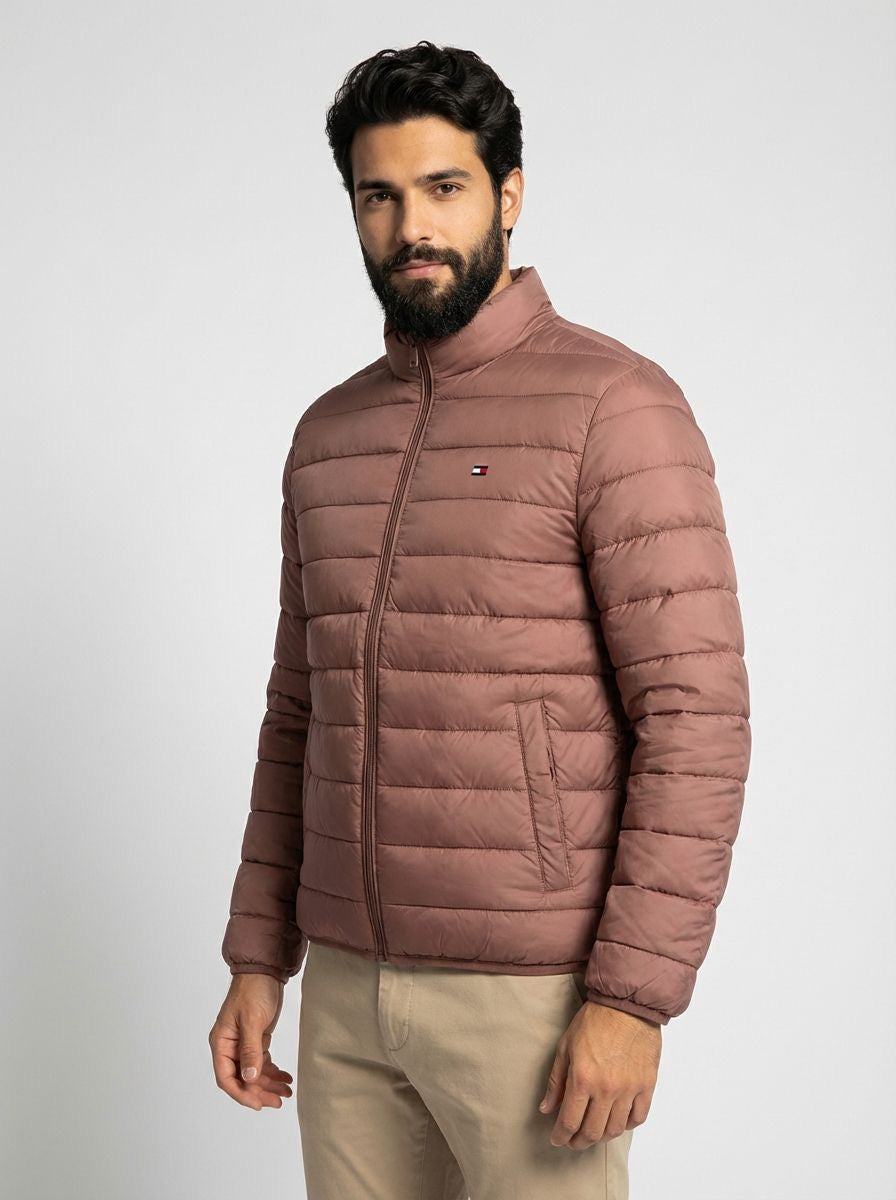 Jaqueta Puffer TH Cold Weather - Marrom