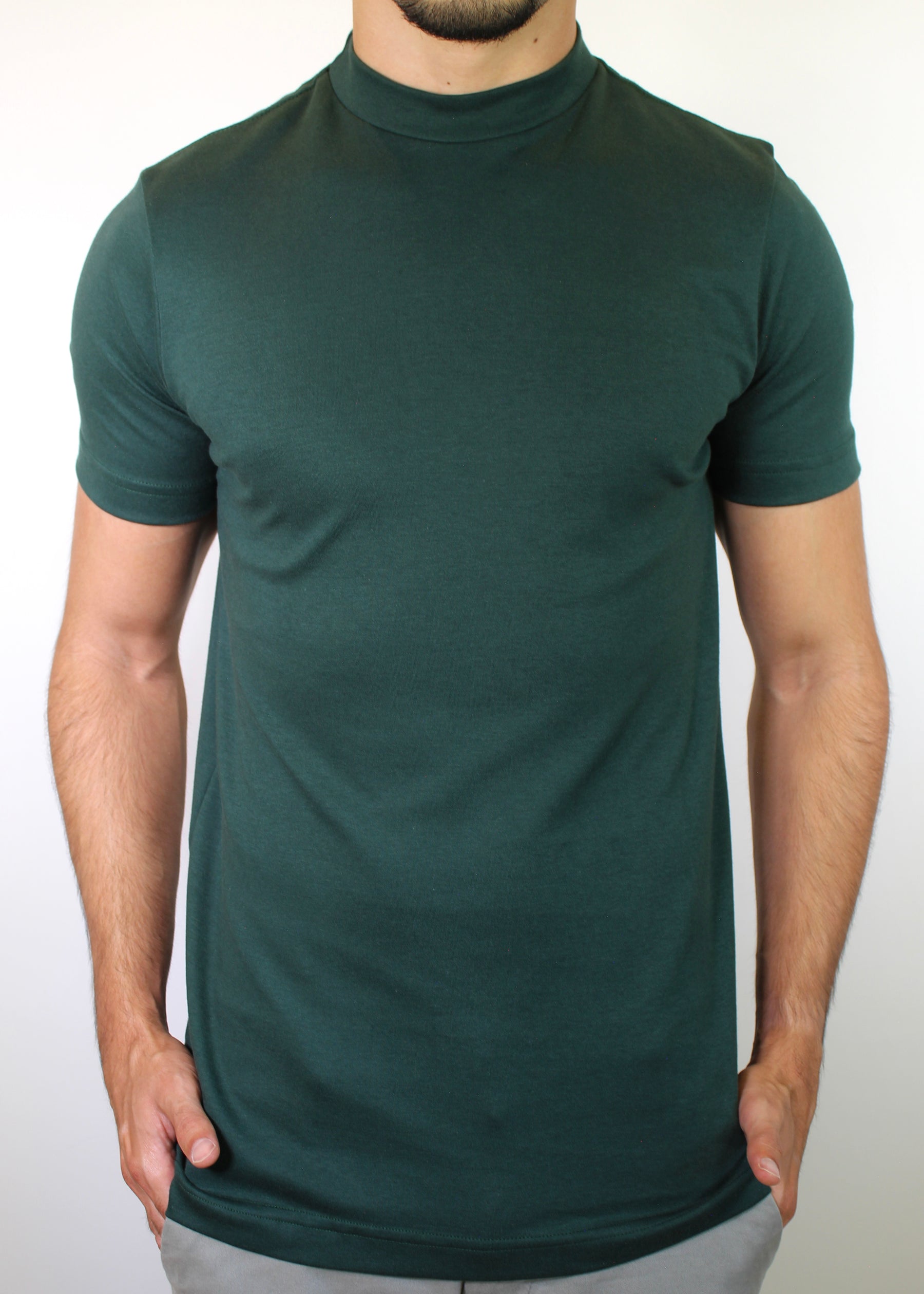 Camiseta Gola Midi Nobre Men - Verde Musgo