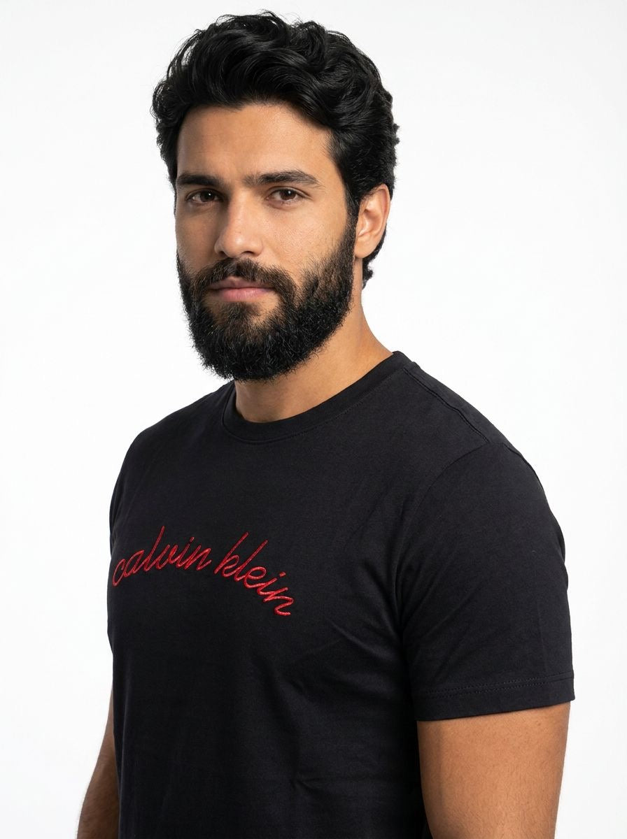 Camiseta CK Signature Script - Preta