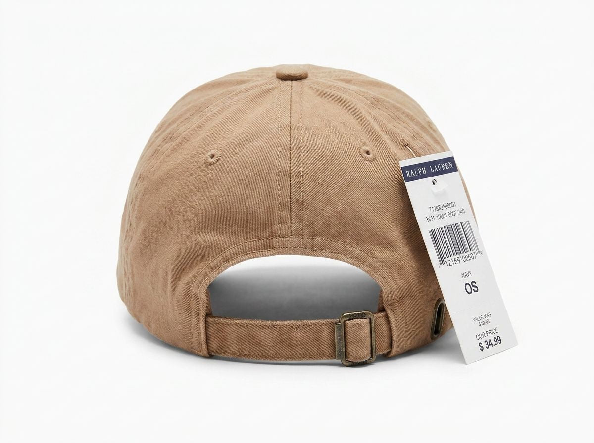 Boné Polo RL Golf Bear - Caramelo