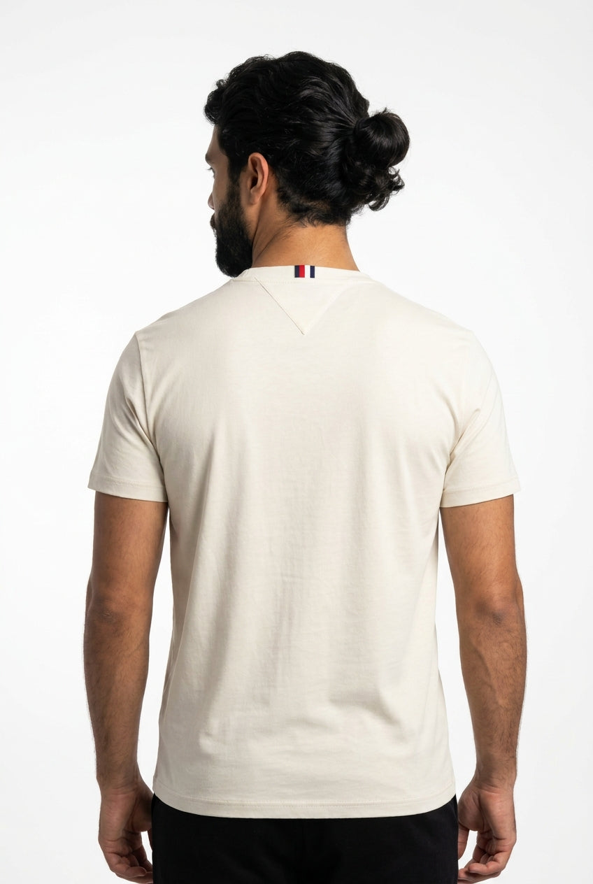 Camiseta TH Masculina Classic Nape - Off White