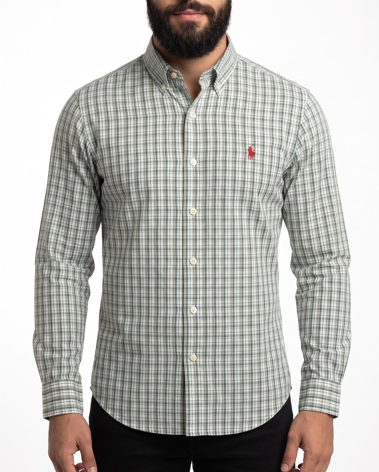 Camisa RL Manga Longa - Warwick Check Xadrez Verde