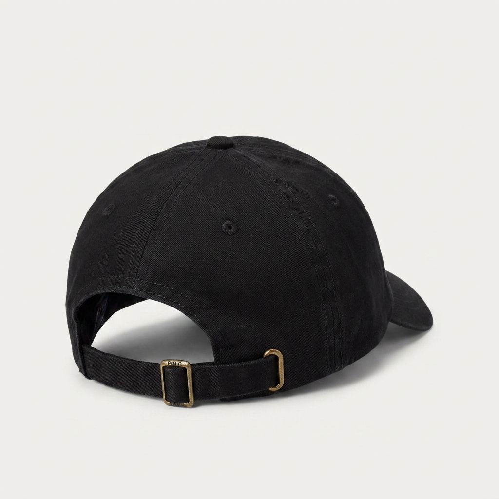 Boné Polo RL Ski Bear - Preto