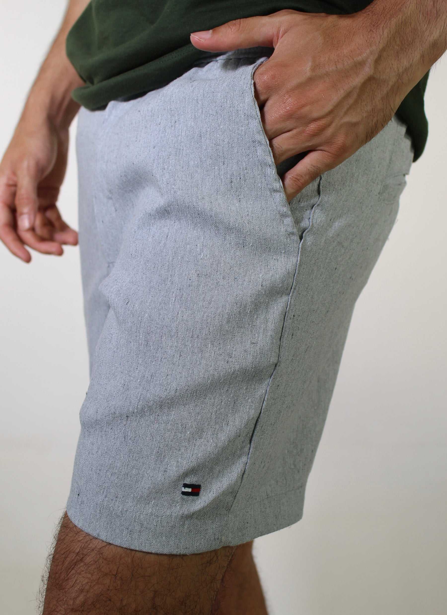 Bermuda em Linho TH - Cinza