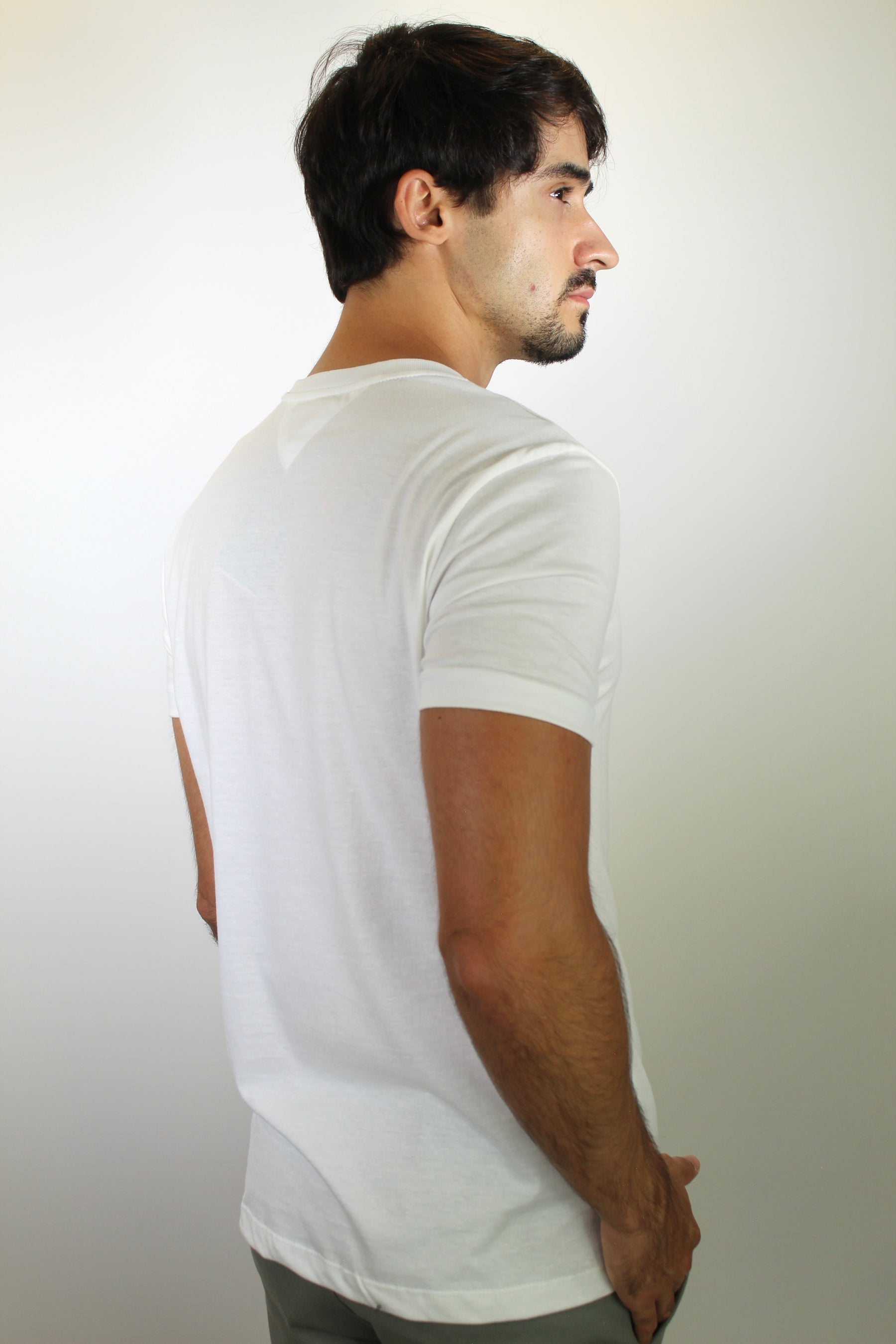 Camiseta TH Verge Flag Side Logo - Branca