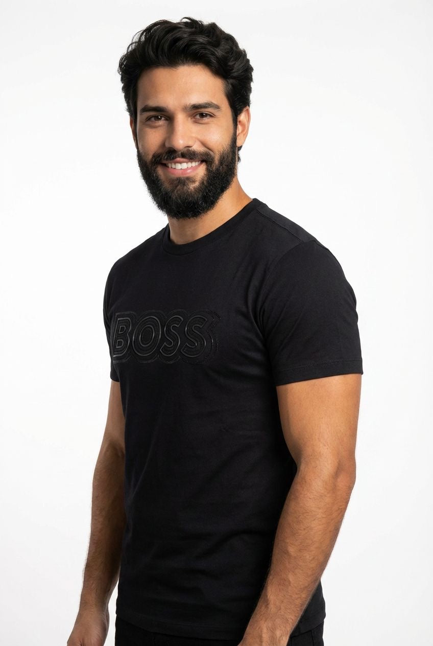 Camiseta Boss Outline Edition - Preta