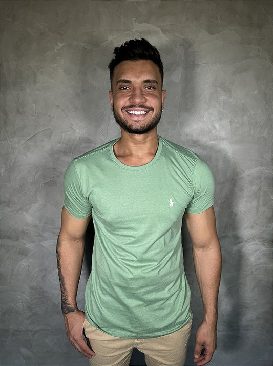 Camiseta Masculina Ralph Lauren – Verde Menta