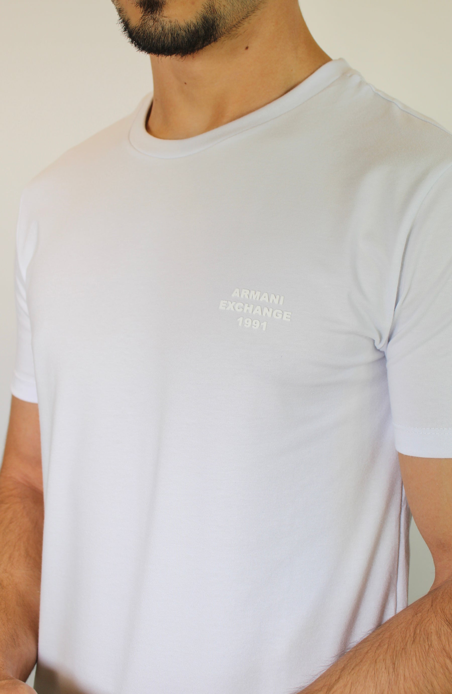 Camiseta AX 1991 White Monochrome - Branca