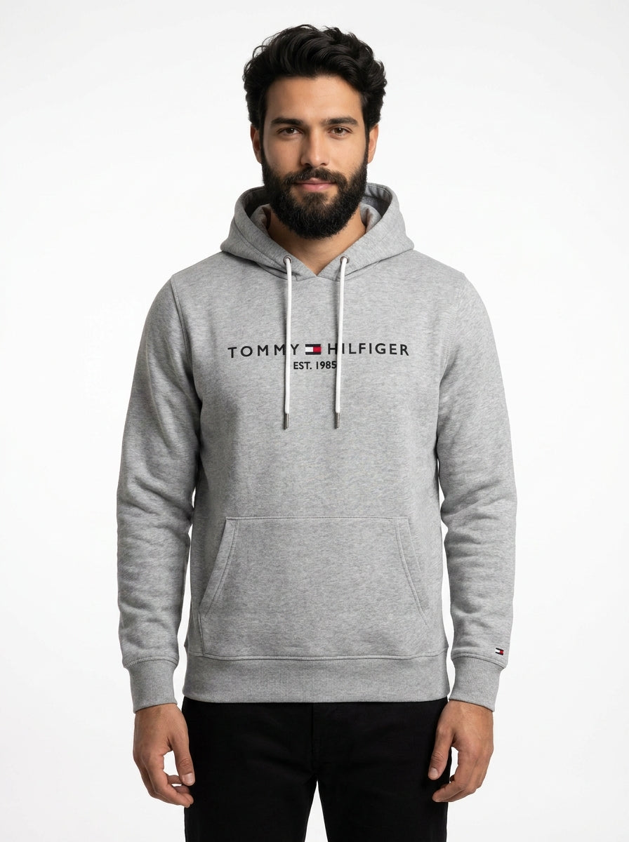 Moletom TH Est. 1986 Hoodie - Cinza