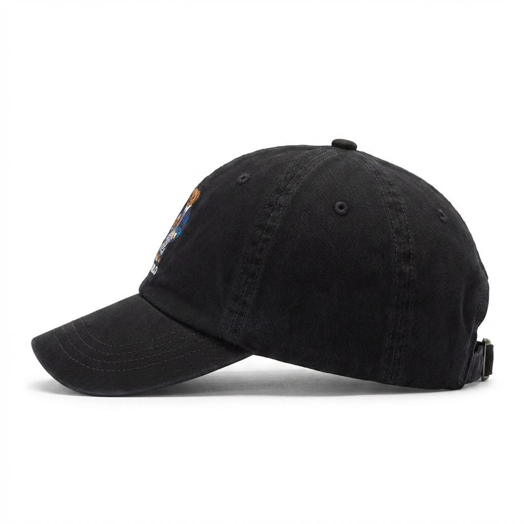 Boné Polo RL Suit Style Bear - Preto