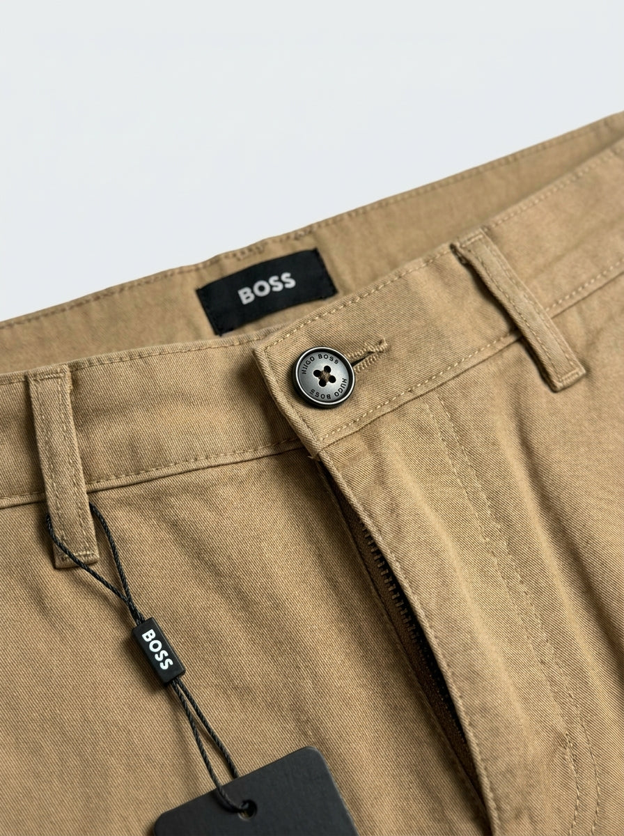 Calça Sarja Boss Prestige - Cáqui
