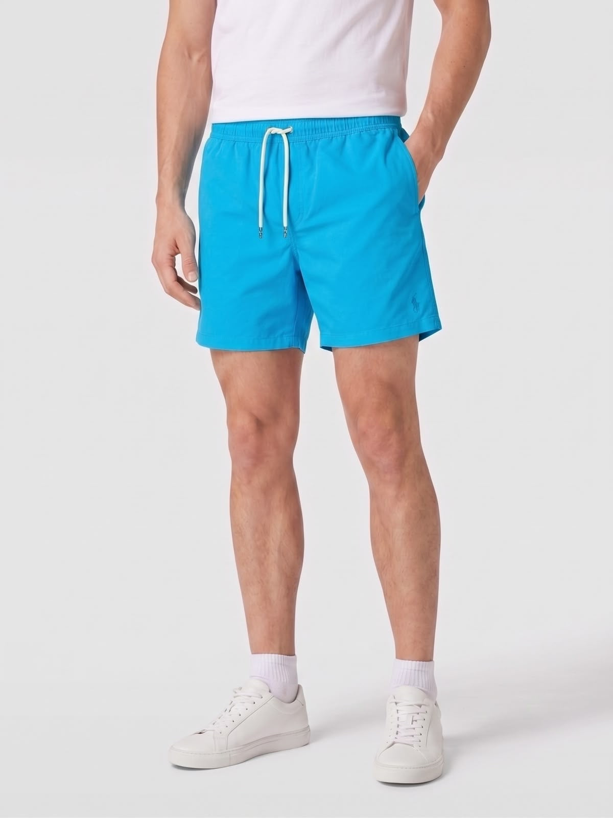 Short Beach Praia RL Hidden Wave - Azul Celeste