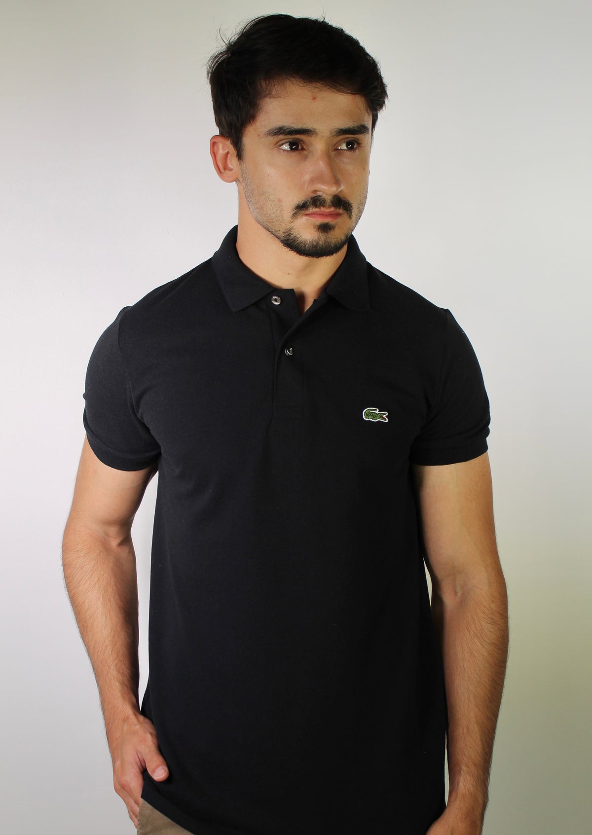 Camisa Gola Polo Masculina LCT – Preta