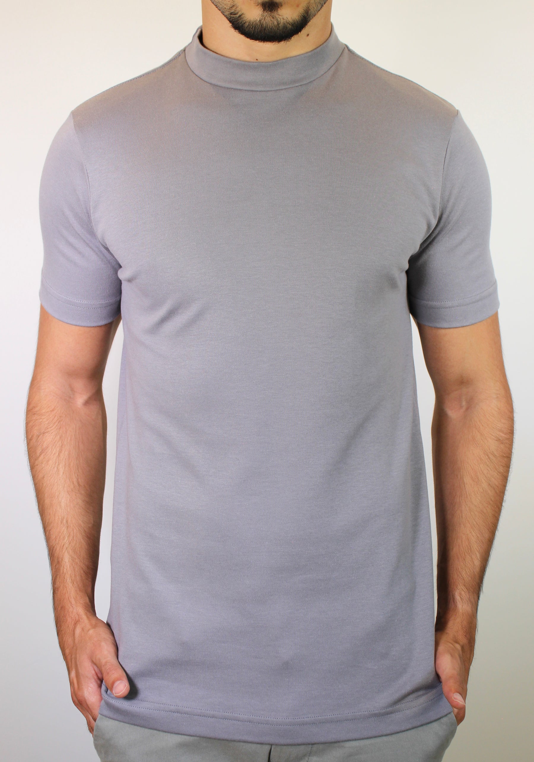 Camiseta Gola Midi Nobre Men - Cinza