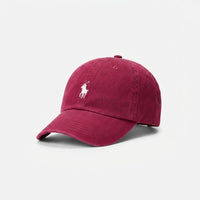 Boné Polo RL Classic - Marsala Small Pony Branco