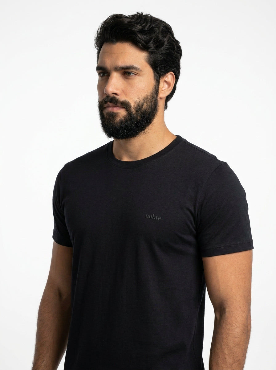 Camiseta Masculina Nobre Men - Preta