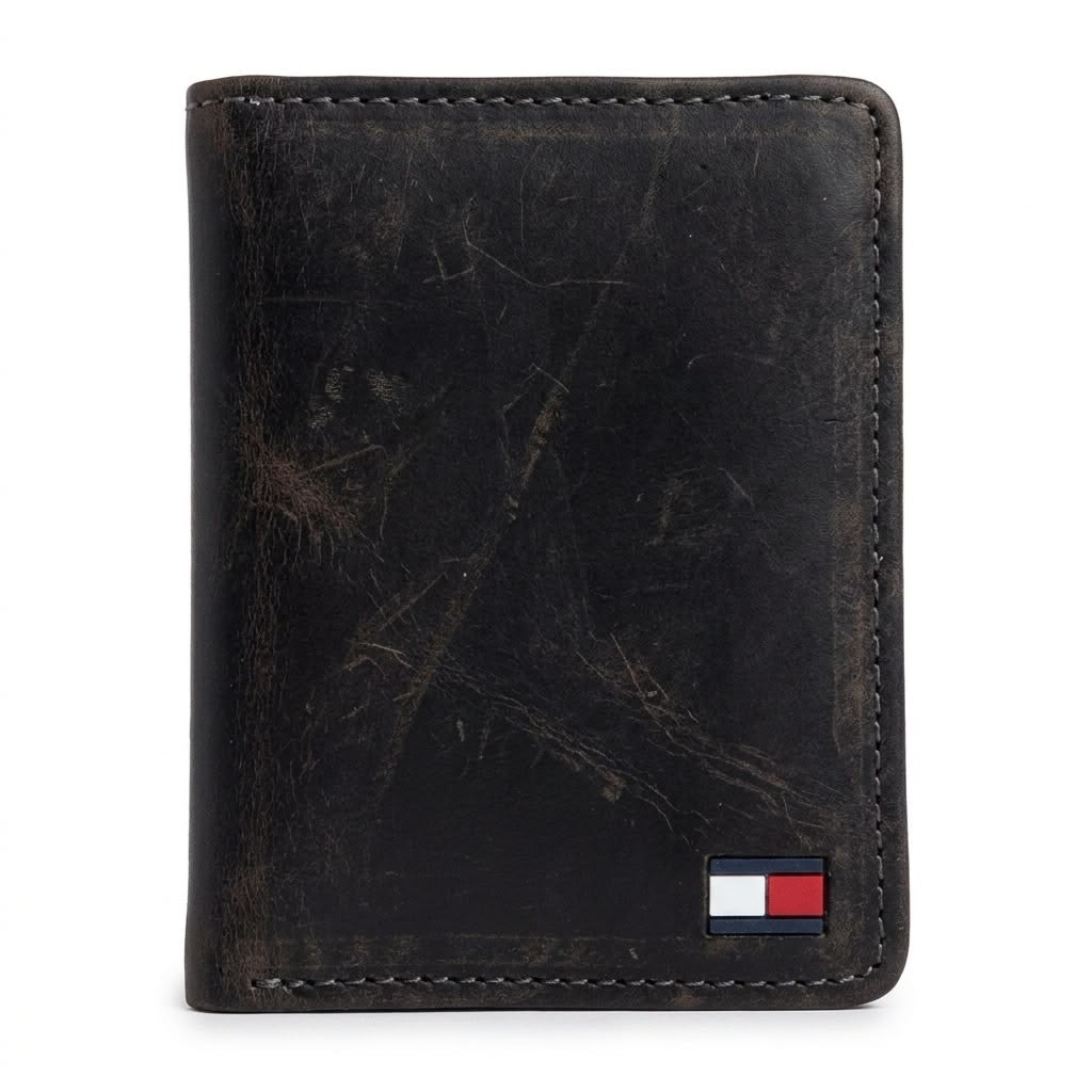 Carteira TH Classic Edge Vertical - Café