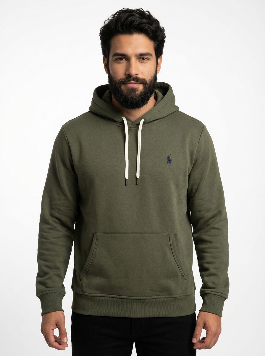 Moletom RL Cozy Street Hoodie - Verde Musgo