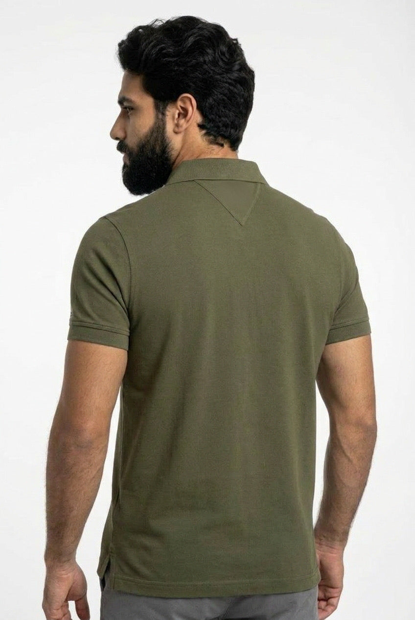 Camisa Gola Polo TH Masculina Coupe Sur Ivy - Verde Musgo