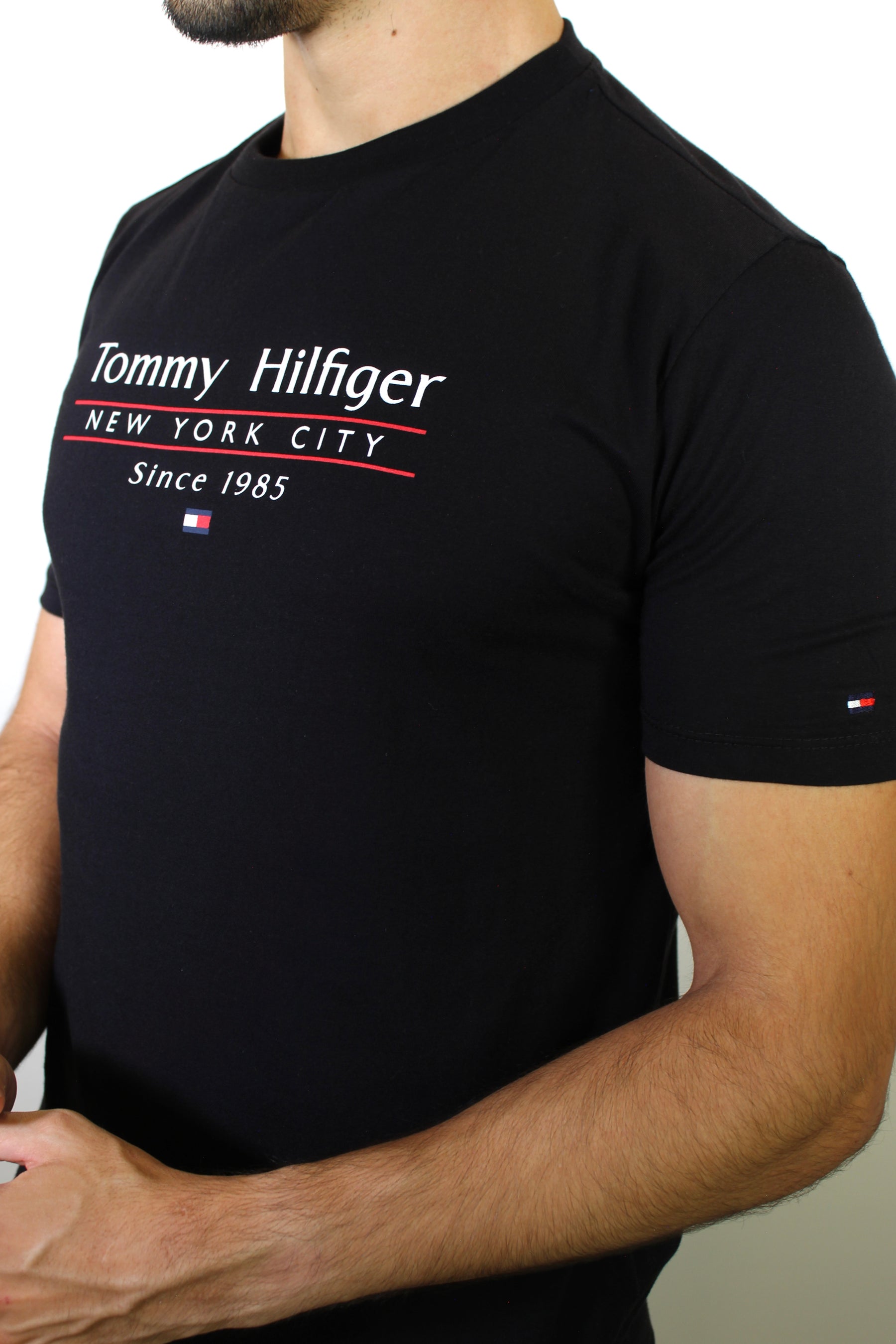 Camiseta TH Lifestyle New York City - Preta