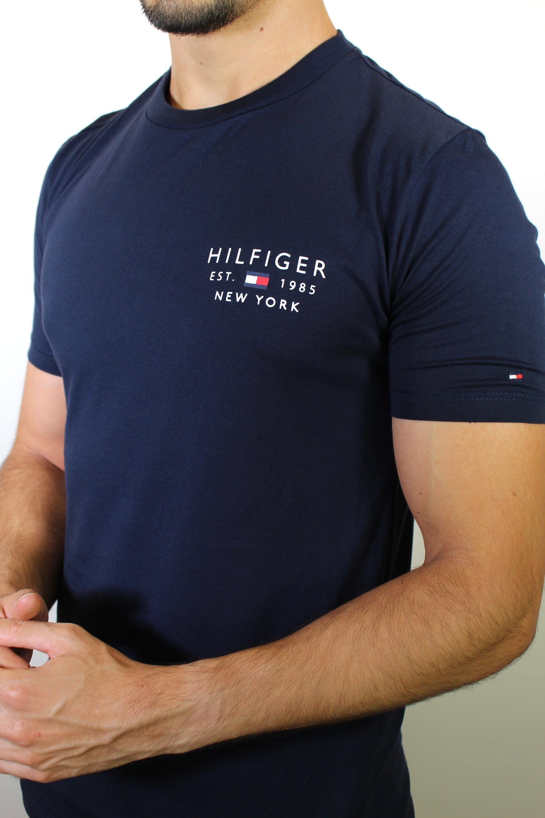 Camiseta TH Side Flag Urban NYC - Azul Marinho