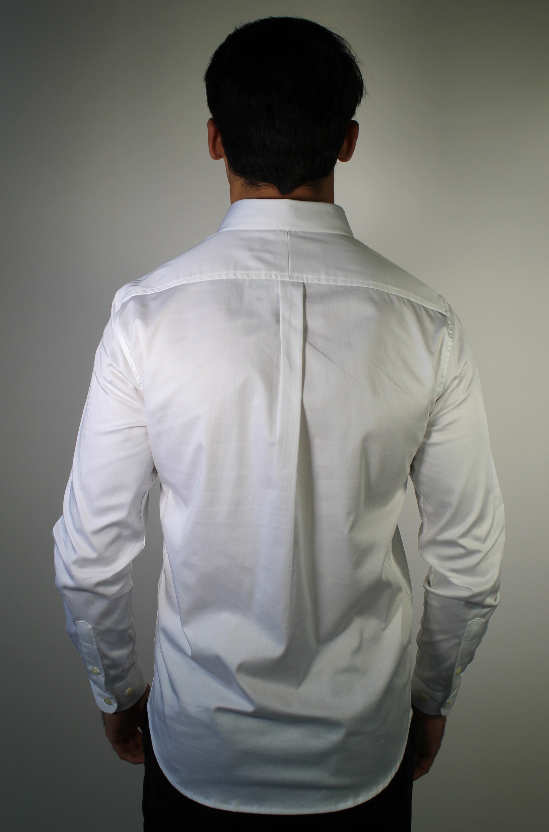 Camisa Social RL Acetinada Manga Longa - Branca