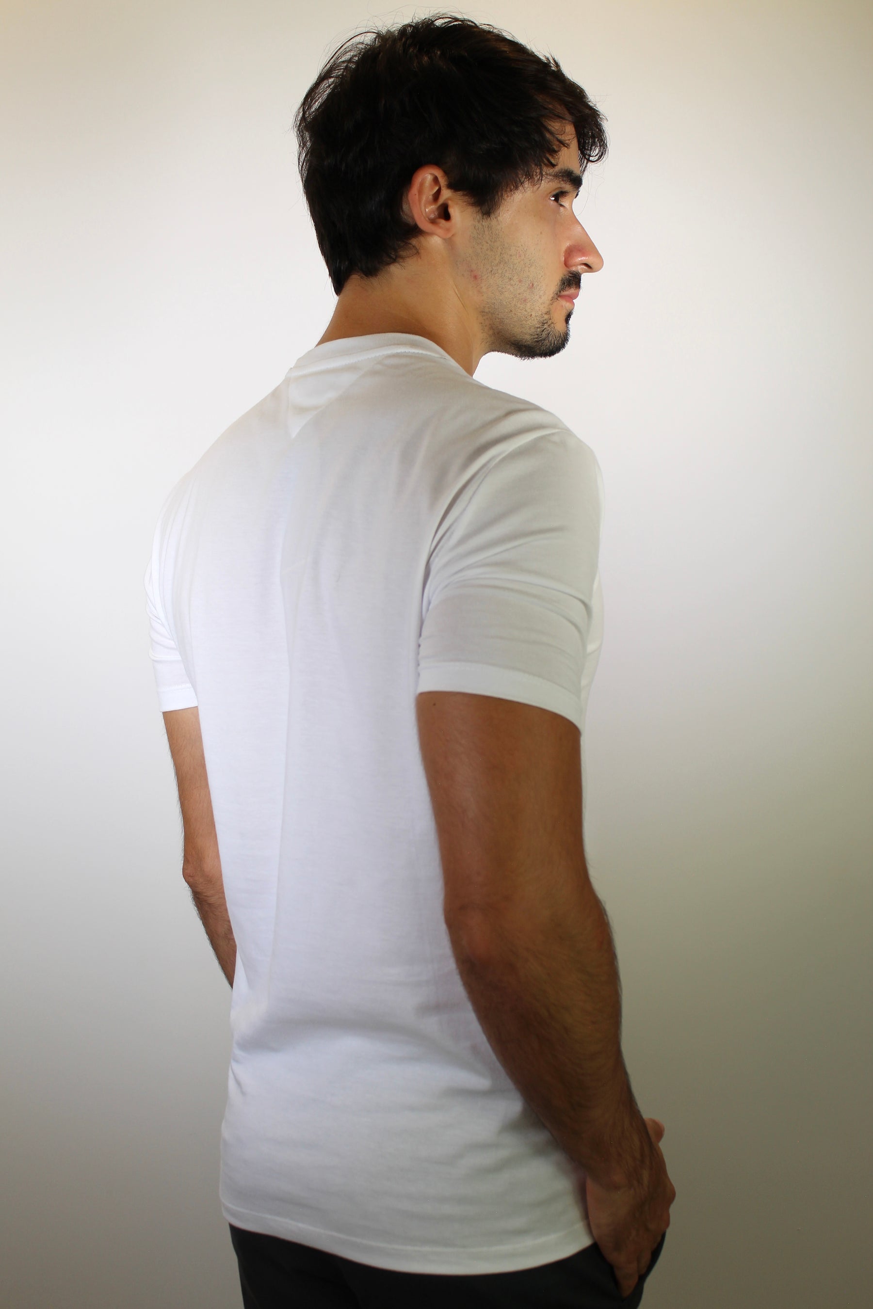 Camiseta TH Side Flag Urban NYC - Branca