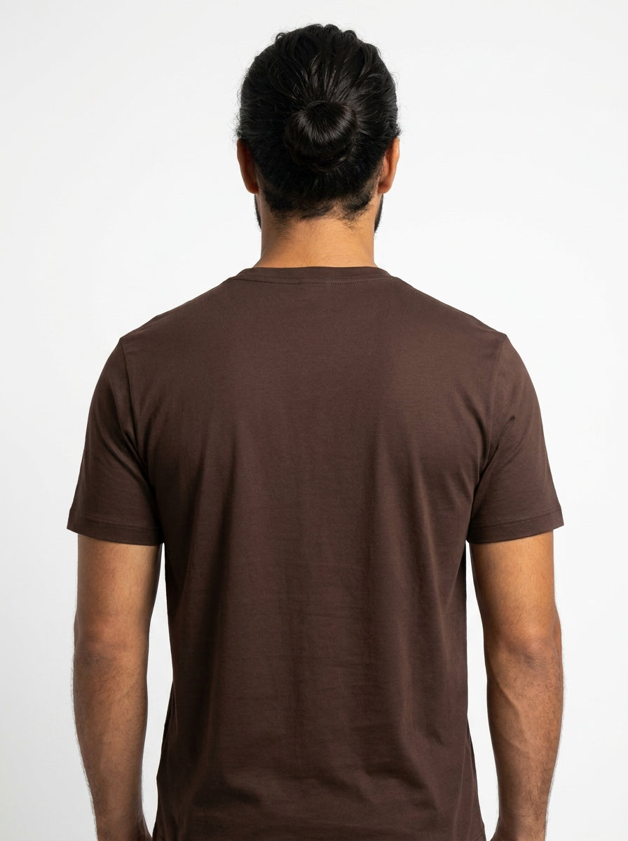 Camiseta RL Monochrome Icon - Marrom