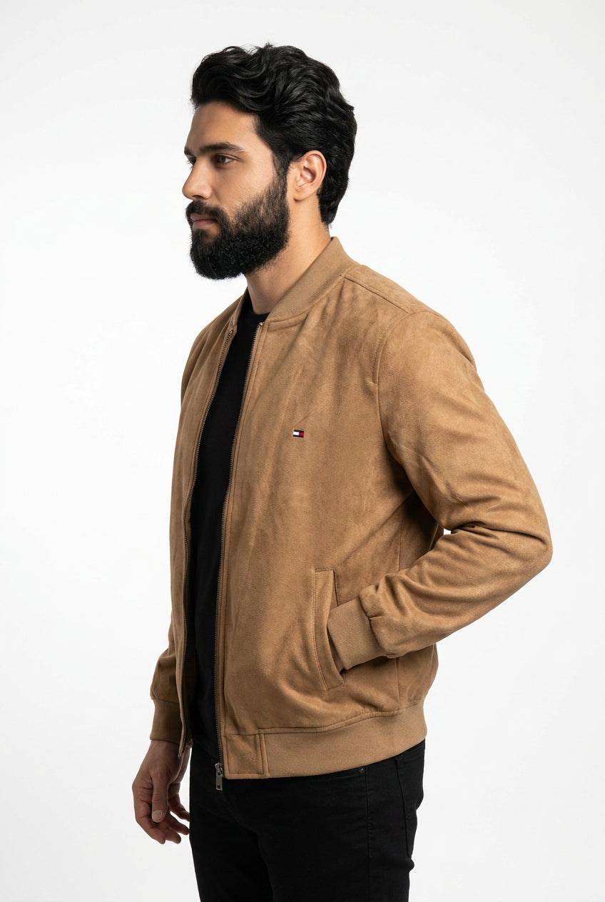 Jaqueta TH Suede Milan - Marrom