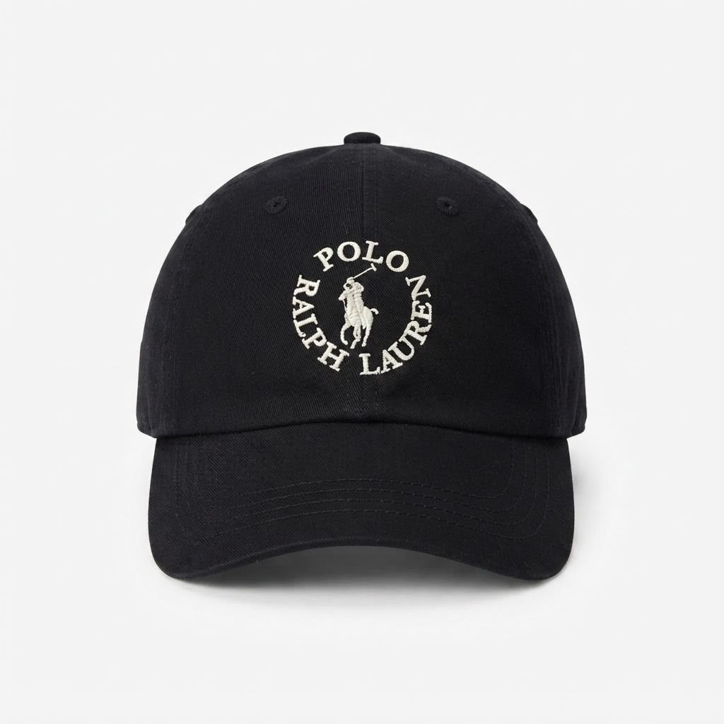 Boné Polo RL Signature Circle - Preto