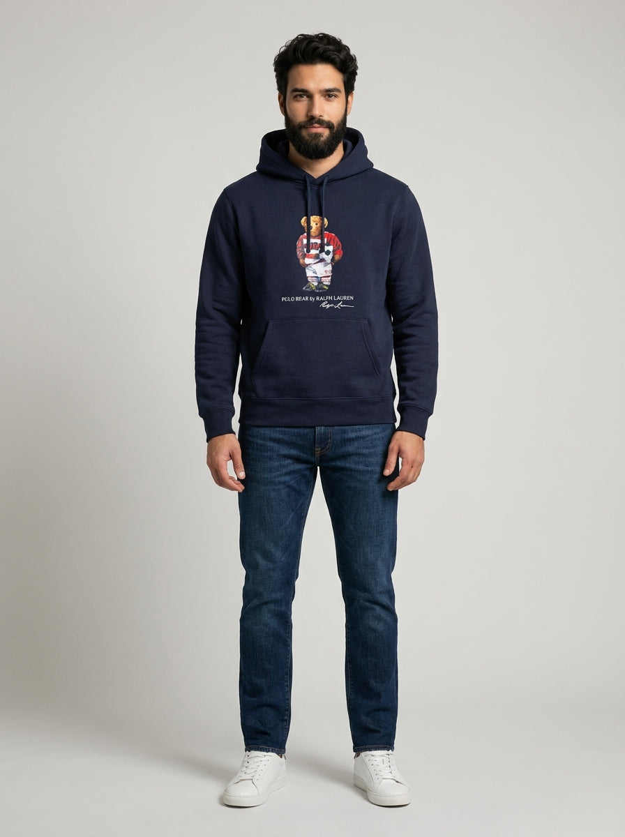 Moletom RL Polo Bear Hooded Sweatshirt - Marinho