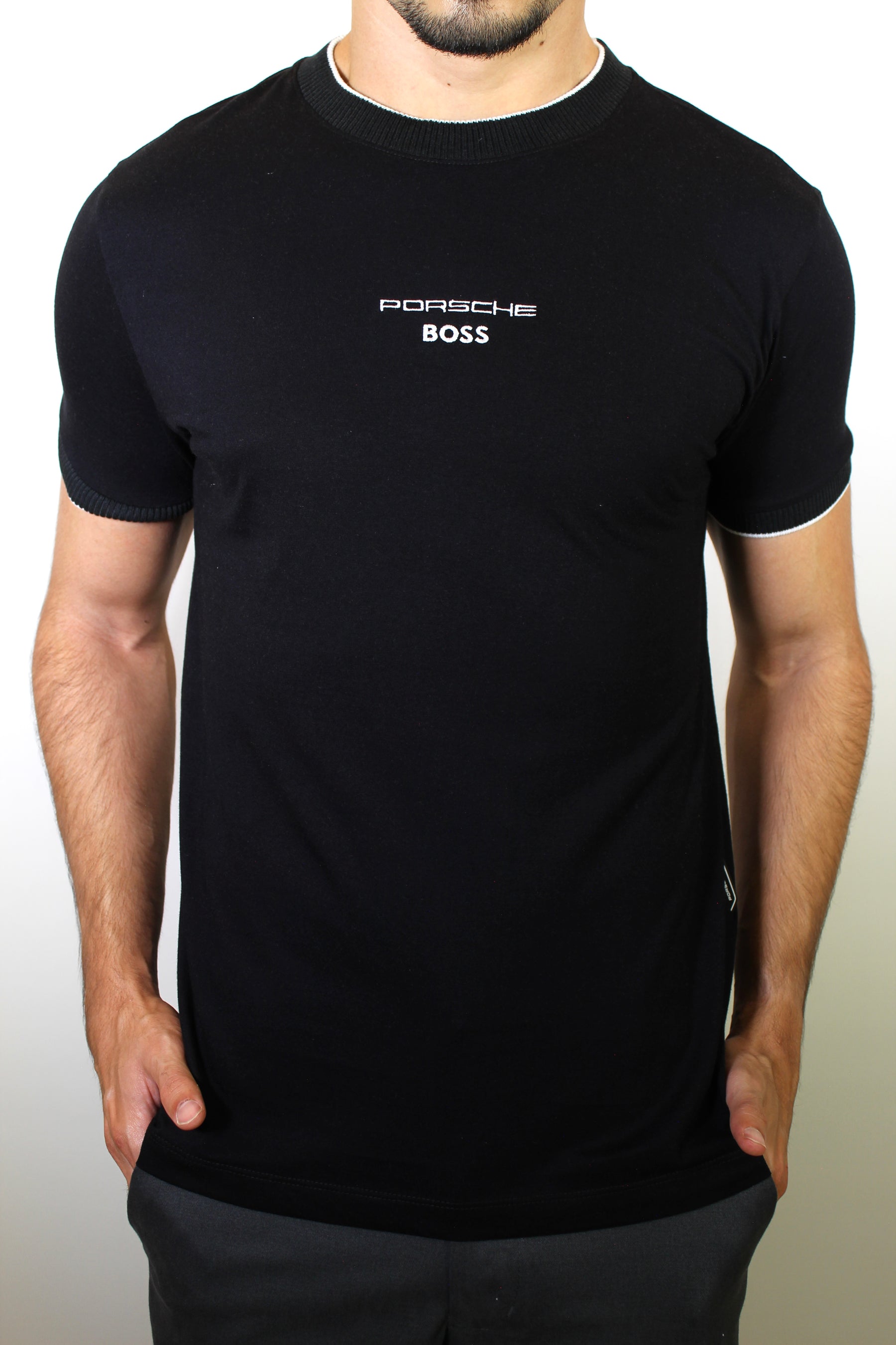 Camiseta Boss Porsche - Preta