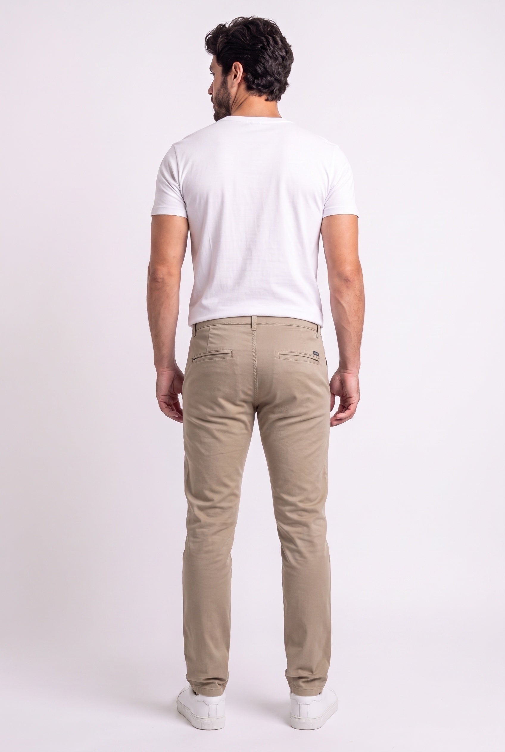 Calça Sarja Nobre Men - Cáqui