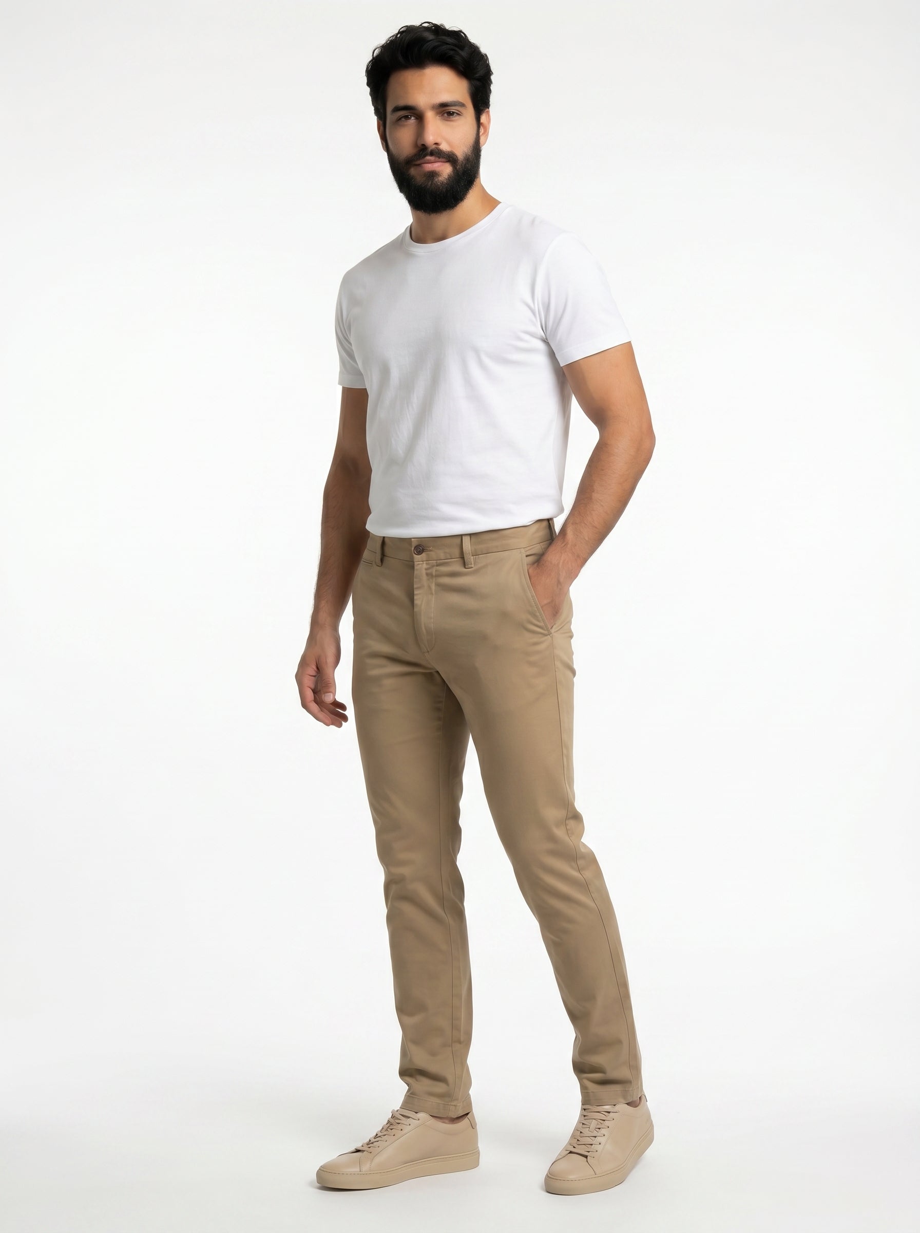 Calça Sarja RL Trend Wear - Cáqui