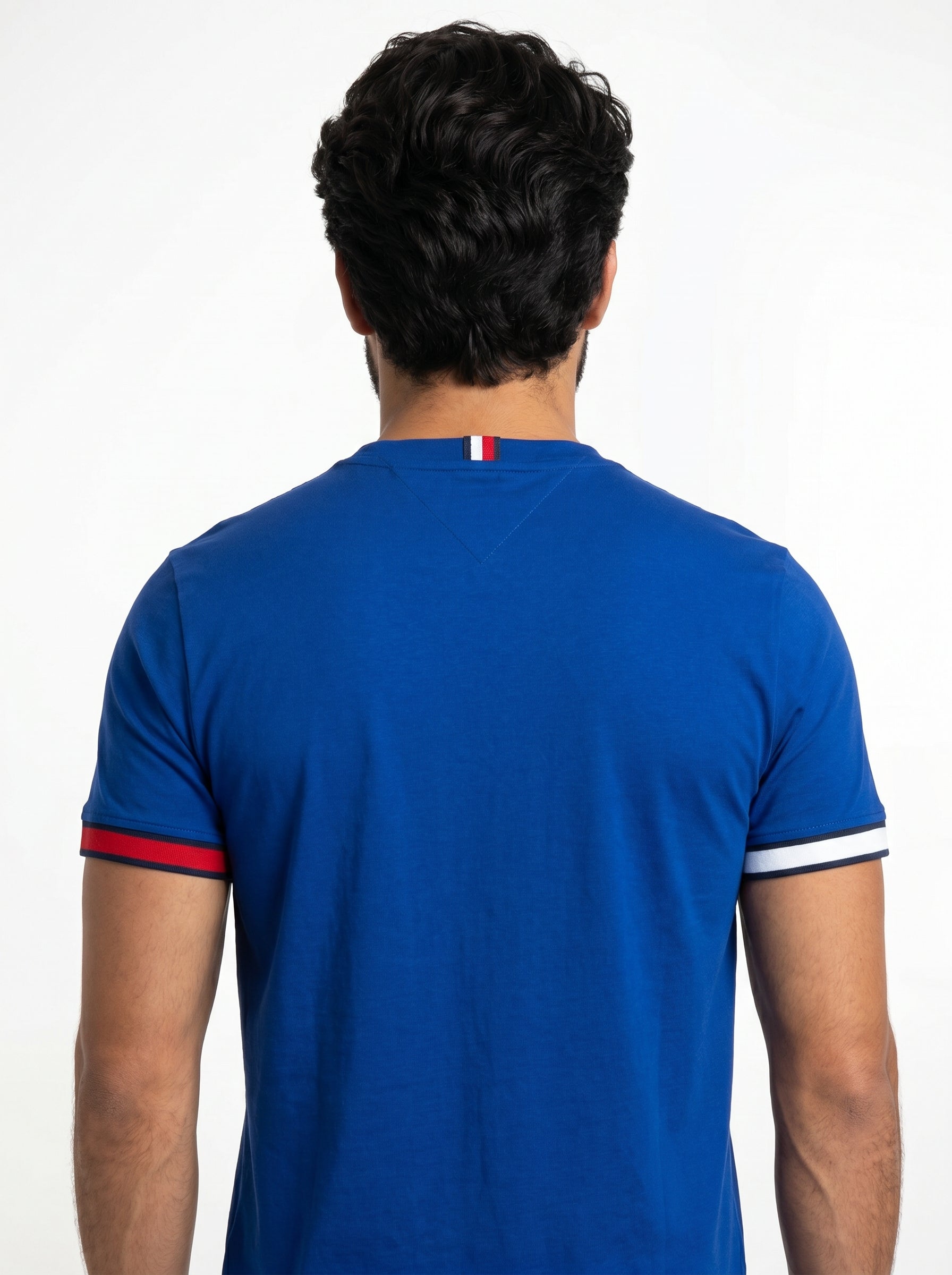 Camiseta TH Minimalist Sleeve Stripe - Azul Royal